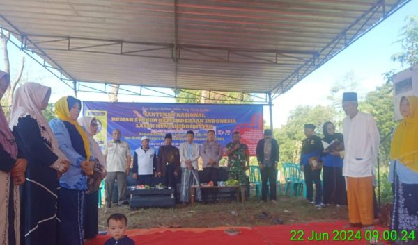 Organisasi Shidiqiyyah Giat Peletakan Batu “Rumah Syukur Kemerdekaan Indonesia Layak Huni&nbsp;Shidiqiyyah”