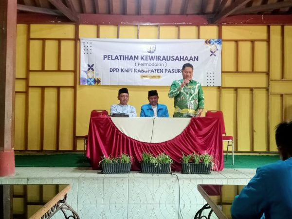 DPD KNPI Kabupaten Pasuruan Gelar Pelatihan Kewirausahaan Bersama Dinas Pemuda dan Olahraga