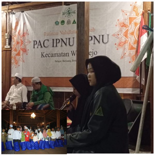 PAC IPNU-IPPNU Kecamatan Wonorejo Menggelar Sholawat dan Santunan Anak&nbsp;Yatim