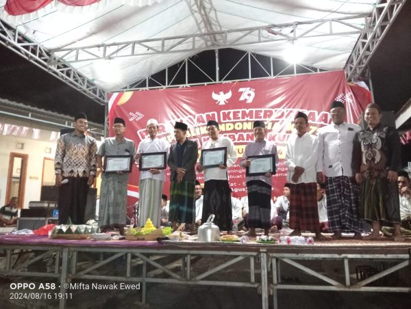 Wujud Syukur Kemerdekaan RI Ke-79, Warga Dusun Kembang Kuning Adakan Tasyakuran